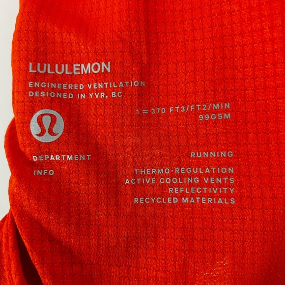 Lululemon Fast and Free Shirt Sleeve Airflow Shirt, NWT - Picture 7 of 8